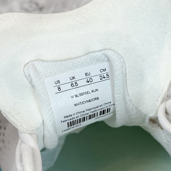 Lululemon BlissFeel Running Shoes White Cyan Blue Cirrus Blue - Picture 11 of 11